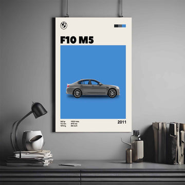 BMW Poster | F10 M5 Poster | Car Poster