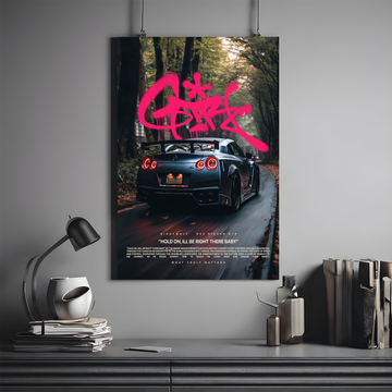 Nissan GTR Poster | JDM #03 | Car Poster