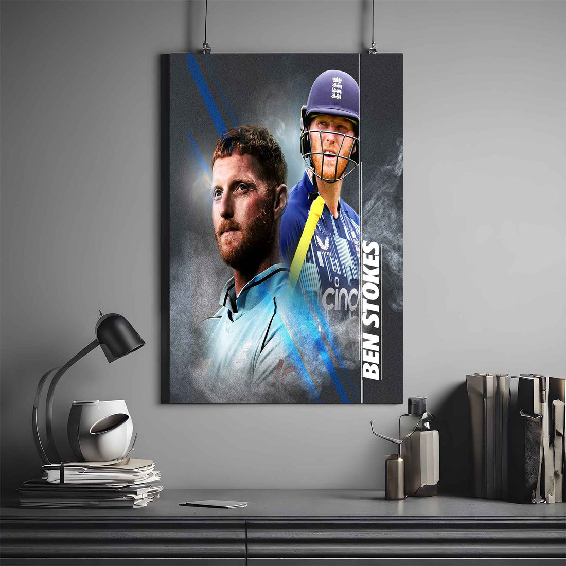 BEN STOKES X CAPTAIN BEN POSTER | BEN STOKES POSTER #2 | CRICKET POSTER