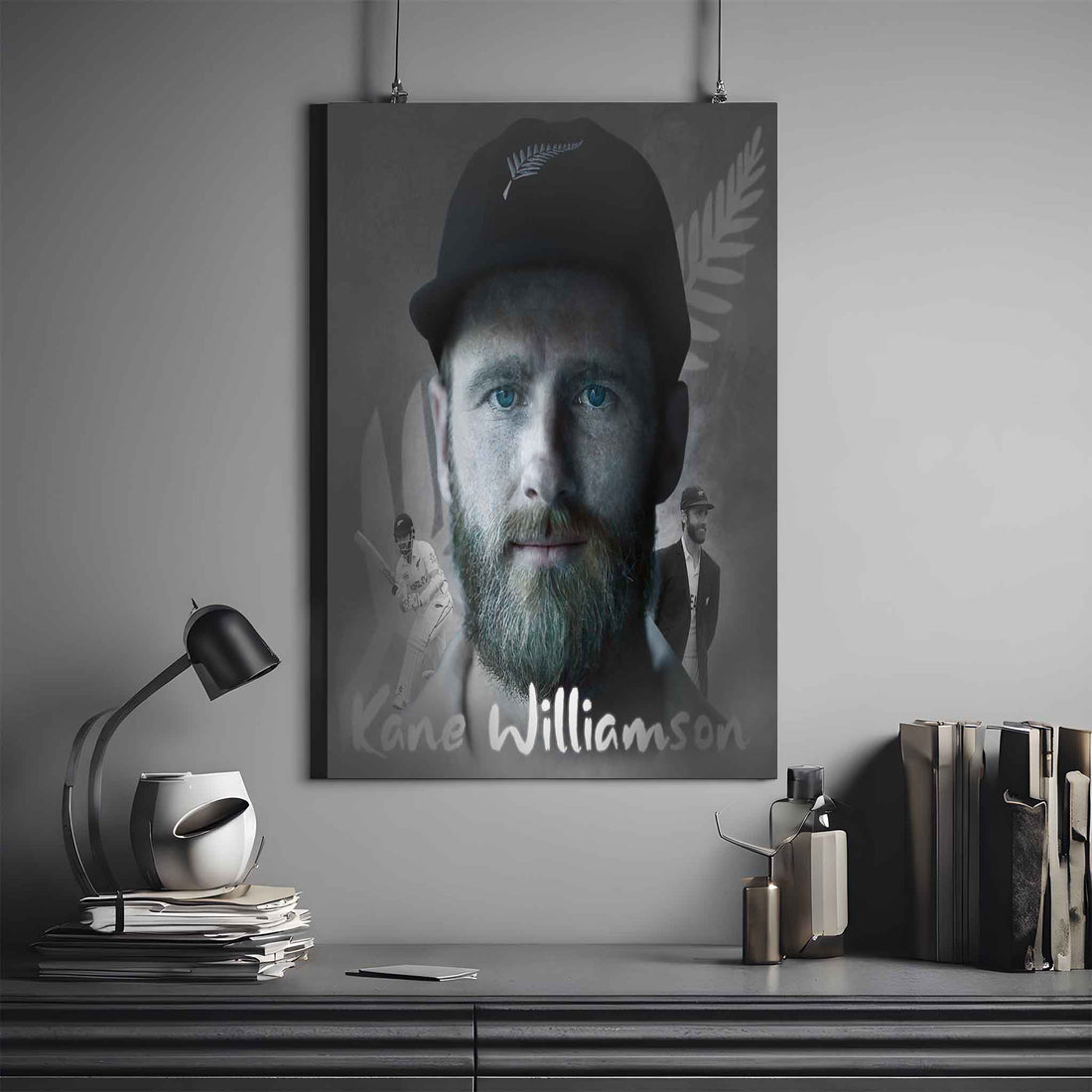 KANE WILLIAMSON X CAPTAIN KANE POSTER | KANE WILLIAMSON POSTER #3 | CRICKET POSTER