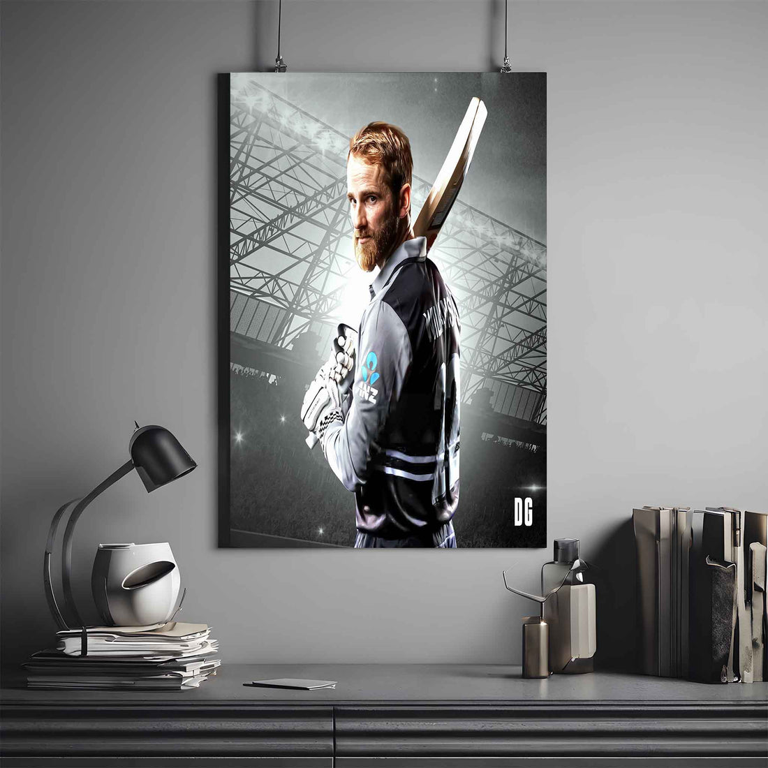 KANE WILLIAMSON X STEADY THE SHIP POSTER | KANE WILLIAMSON POSTER #2 | CRICKET POSTER
