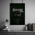 Lamborghini Aventador SVJ Poster | Lamborghini Poster | Automotive Poster