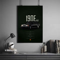 Mercedes 190 E Evo 2 Poster | Mercedes Poster | Automotive Poster 