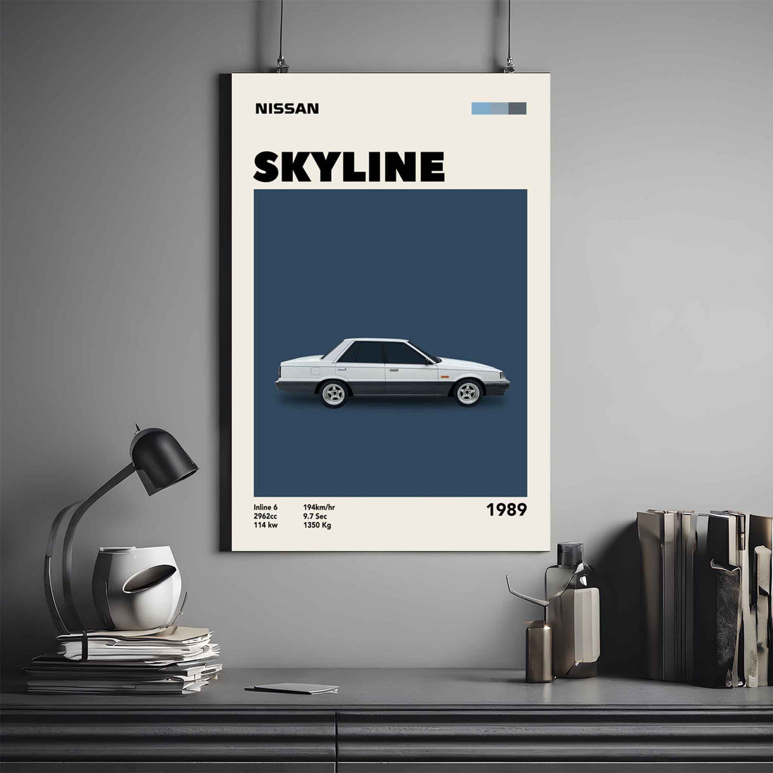 Nissan Skyline Poster | Automotive Poster | Car Poster