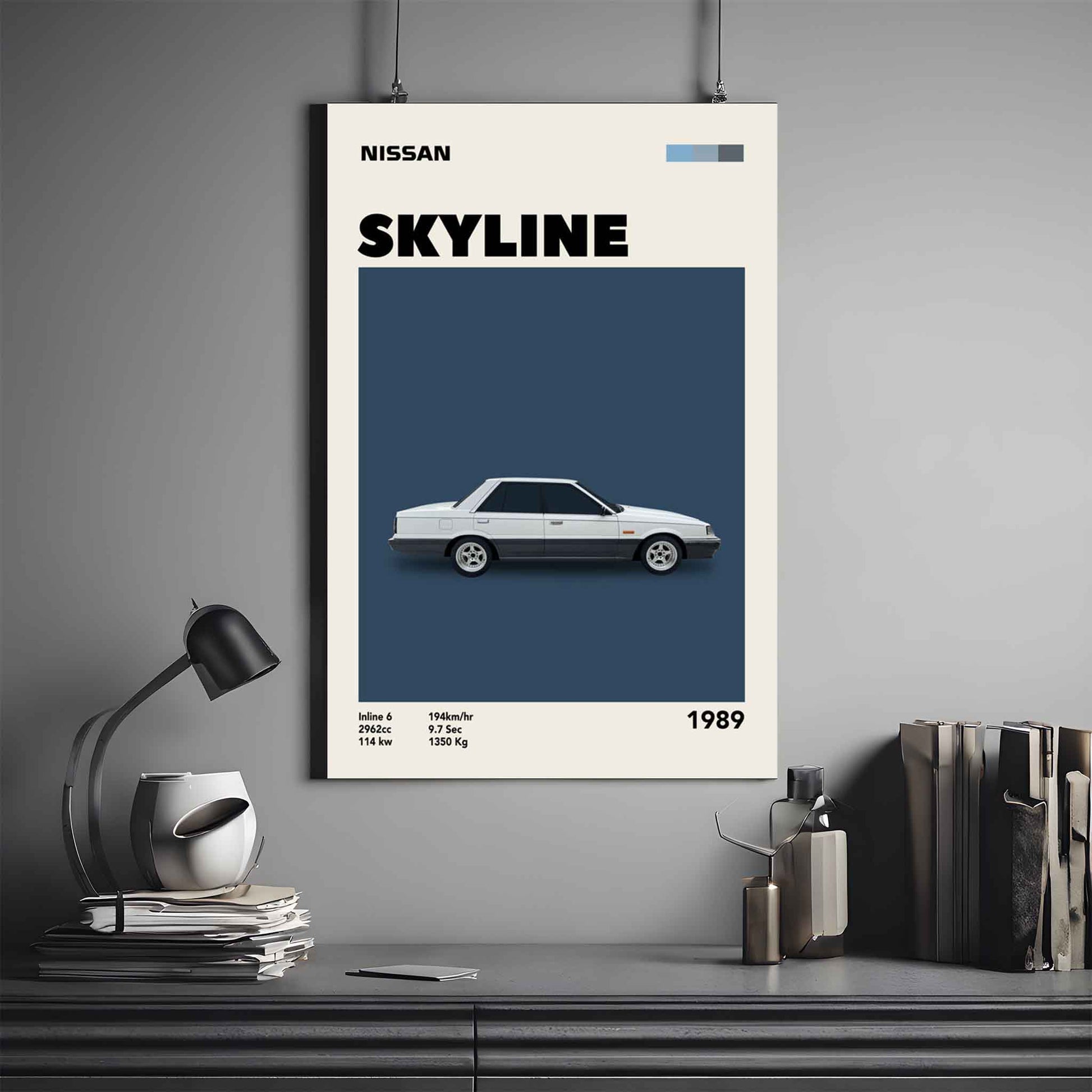 Nissan Skyline Poster | Automotive Poster | Car Poster