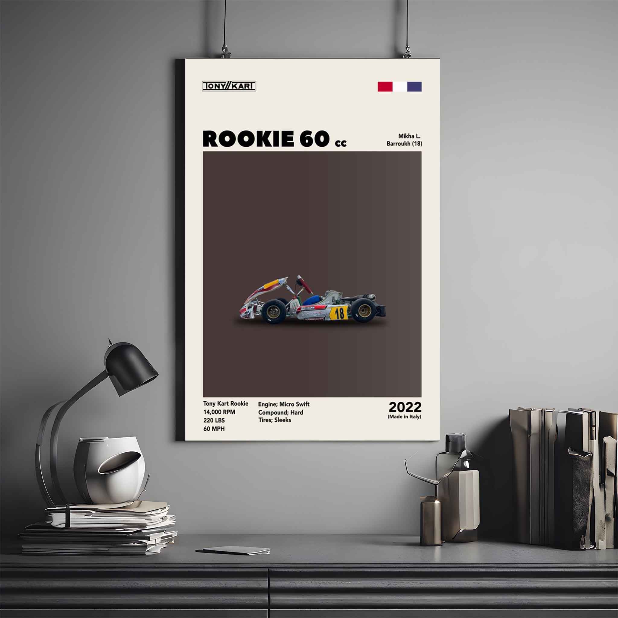 Rookie 60 Poster | Automotive Poster | Car Poster