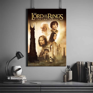 The Lord of the Rings The Two Towers Poster | Movie Poster | Cinema Poster #124